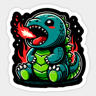 Godzilla Sticker